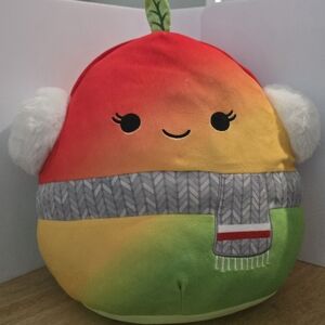 Squishmallows Ximena The Mango with scarf & earmuffs, Rare